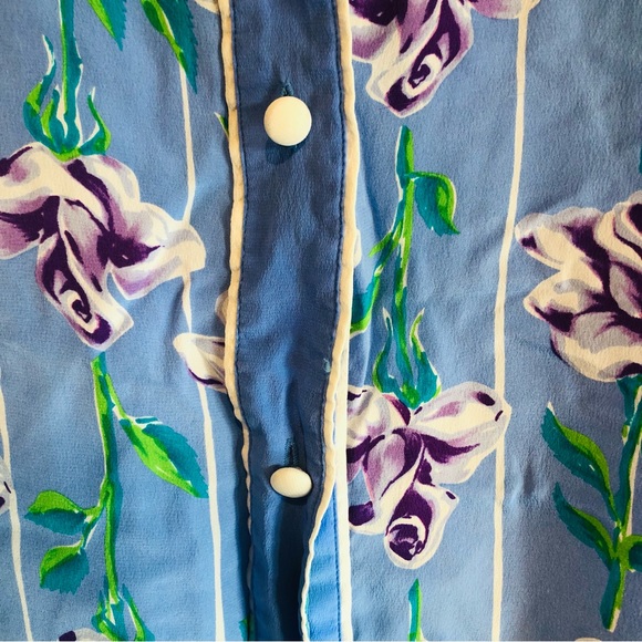 VTG Bob Mackie wearable Art 100% Silk xl - Picture 3 of 4